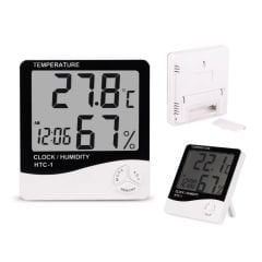 HTC-1 Saatli Dijital Sıcaklık ve Nem Ölçer